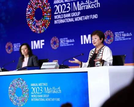 المديرة العامة لصندوق النقد الدولي، كريستالينا جورجيفا