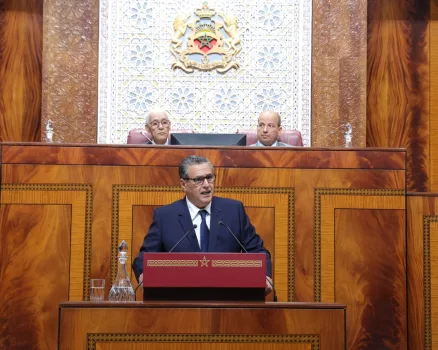 رئيس الحكومة عزيز أخنوش يستعرض الحصيلة الحكومية لنصف الولاية خلال جلسة عمومية مشتركة، الأربعاء 24 أبريل بالرباط